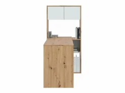Calicosy Mesa De Ordenador|Escritorio multiposición con biblioteca - L108 cm