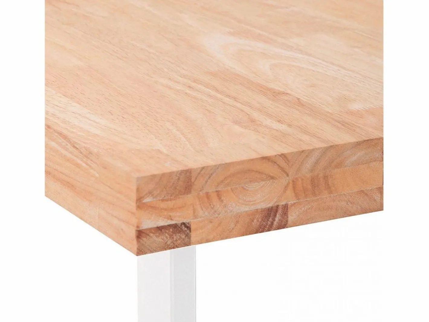 Basic Escritorio Natural diseño nórdico Nordish/blanco 73x120x60 cm Adec Color natural claro / Blanco