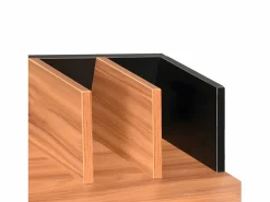 Clicnbuy Escritorio y marrón 80x50x84 cm Negro Clearance