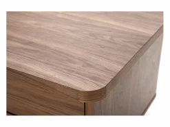 Miliboo Escritorio nogal L140 cm FIFTIES Marru00f3n Best