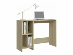 Escritorio notebook contrachapado roble Sonoma 102,5x35x75 cm^Clicnbuy Outlet