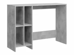 Clicnbuy Mesa De Ordenador|Escritorio notebook contrachapado hormigón 102,5x35x75 cm
