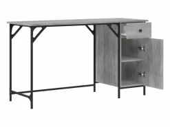 Escritorio ordenador madera ingeniería Sonoma 131x48x75 cm^Clicnbuy Outlet