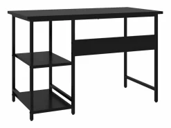 Clicnbuy Mesa De Ordenador|Escritorio para ordenador de MDF y metal 105x55x72 cm