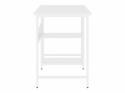 Clicnbuy Escritorio para ordenador de MDF y metal 105x55x72 cm Blanco New