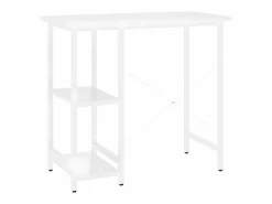 Escritorio para ordenador de MDF y metal 80x40x72 cm^Clicnbuy Sale