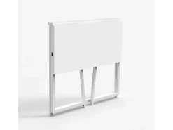 Escritorio Secreter|Escritorio plegable compacto 80x45x75 blanco para despacho Wolly B