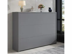 Escritorio plegable con cargador inalámbrico - 115 x 51 x 93 cm - Aparador y escritorio 2 en 1 - aglomerado -^Merax New