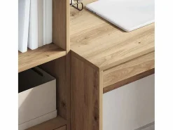 vidaxl Escritorio Roble artesanal 100 x 50 x 76 cm Marru00f3n Clearance