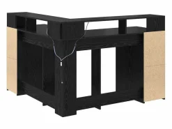 Escritorio Roble 130 x 130 x 91 cm Madera contrachapada^Clicnbuy Clearance