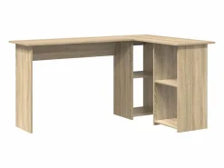 Escritorio Roble Sonoma 142 x 102 x 73 cm Madera contrachapada^Clicnbuy Discount