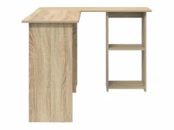 Escritorio Roble Sonoma 142 x 102 x 73 cm Madera contrachapada^Clicnbuy Discount