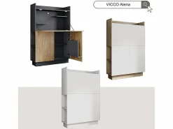 Vicco Escritorio Secreter|Escritorio secretario antracita/roble dorado 85x28.6x128.5 alena