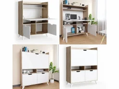 Vicco Escritorio Secreter|Escritorio secretario sonoma 110x45x140 berdi