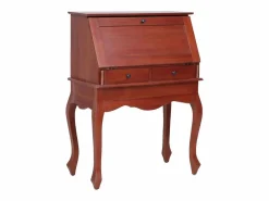 Escritorio secreter madera maciza de caoba marrón 78x42x103 cm^Clicnbuy Hot
