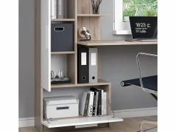Escritorio sonoma/blanco 150x59.3x120.1 tomy^Vicco Discount