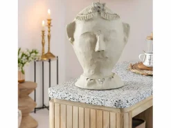 Made In Meubles Estatua|Escultura de busto de mujer en papel maché Ambroise - Obra de arte contemporánea e intemporal