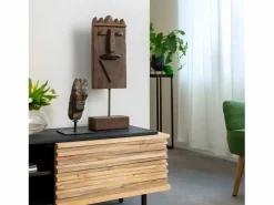 Made In Meubles Escultura de madera y metal Léonie de - Gris Hot