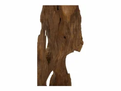 Escultura decorativa artesanal en madera de teca estilo étnico Rakat^ Online
