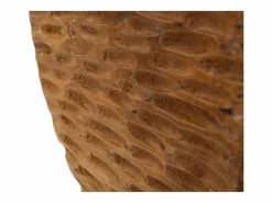 Escultura étnica decorativa de madera de teca hecha a mano Coin^ New