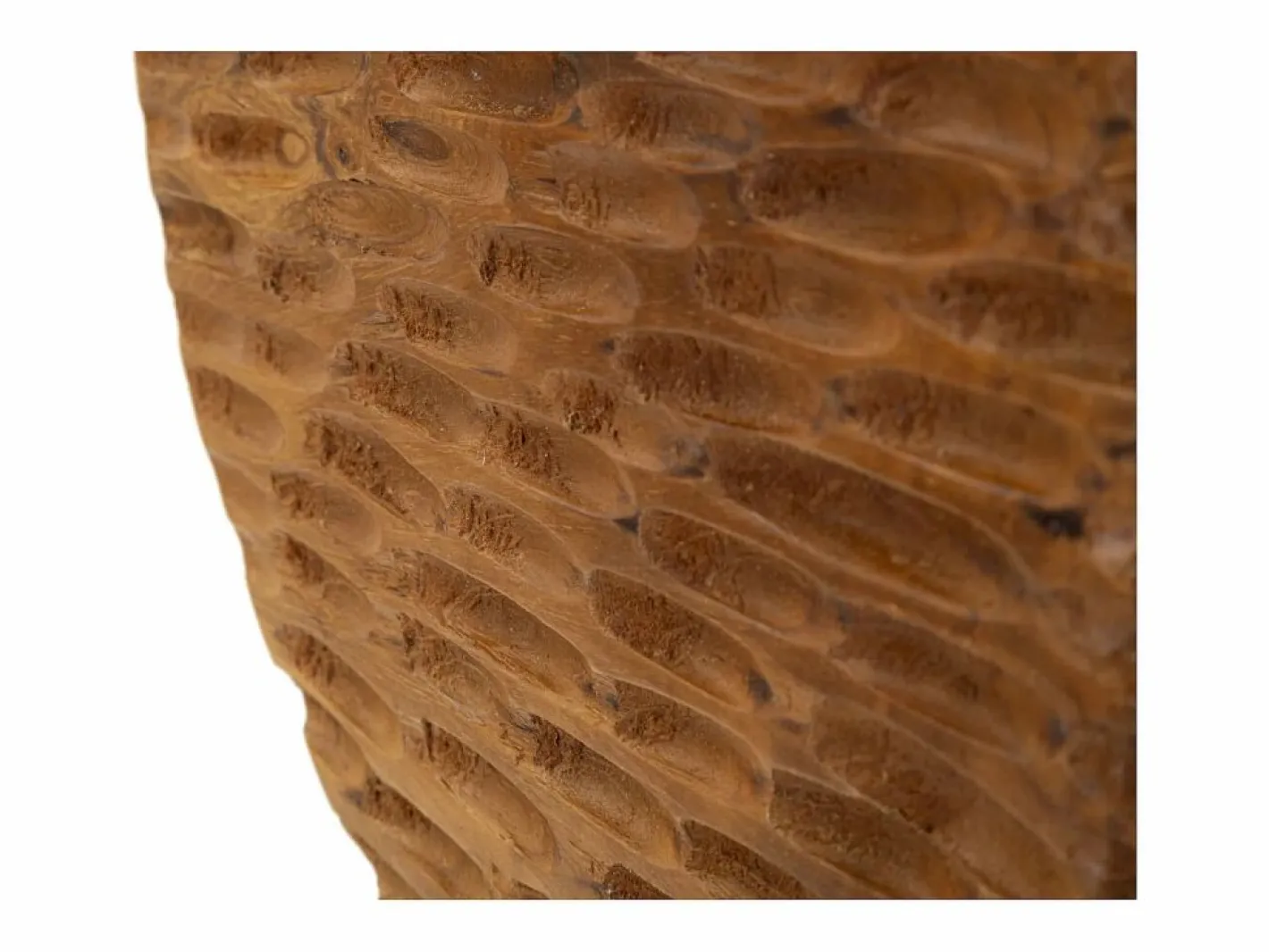 Escultura étnica decorativa de madera de teca hecha a mano Coin^ New
