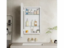 Espejo de baño - Mueble con espejo - Estante regulable - 76 x 51 cm -^ Best