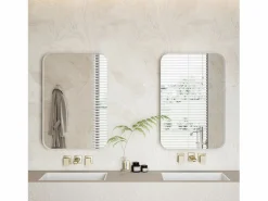 Espejo de baño - Mueble con espejo - Estante regulable - 76 x 51 cm -^ Best