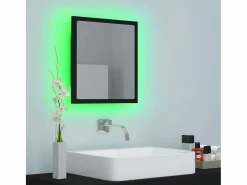 Espejo de baño acrílico brillo 40x8,5x37 cm^vidaxl Sale