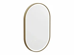 OZAIA Espejo De Pared|Espejo|Espejo de baño con luz y marco redondeado - 50 x 80 cm - ALARICO