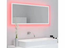 Espejo de baño LED acrílico 100x8,5x37 cm ES254966 Blanco Online