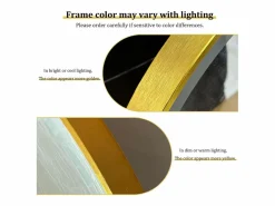 Fativo Accesorios De Cuarto De Baño|Espejo De Cuarto De Baño|Espejo de baño LED 80x50cm espejo de pared ovalado antivaho 3 colores ajustables 80x50x4cm