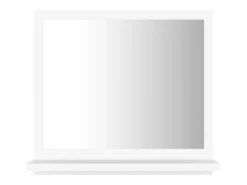 vidaxl Espejo de baño madera contrachapada 40x10,5x37 cm Blanco Hot