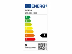 Espejo de baño redondo iluminado negro con Luces LED, L80 x A80 cm, NUMEA^OZAIA Sale