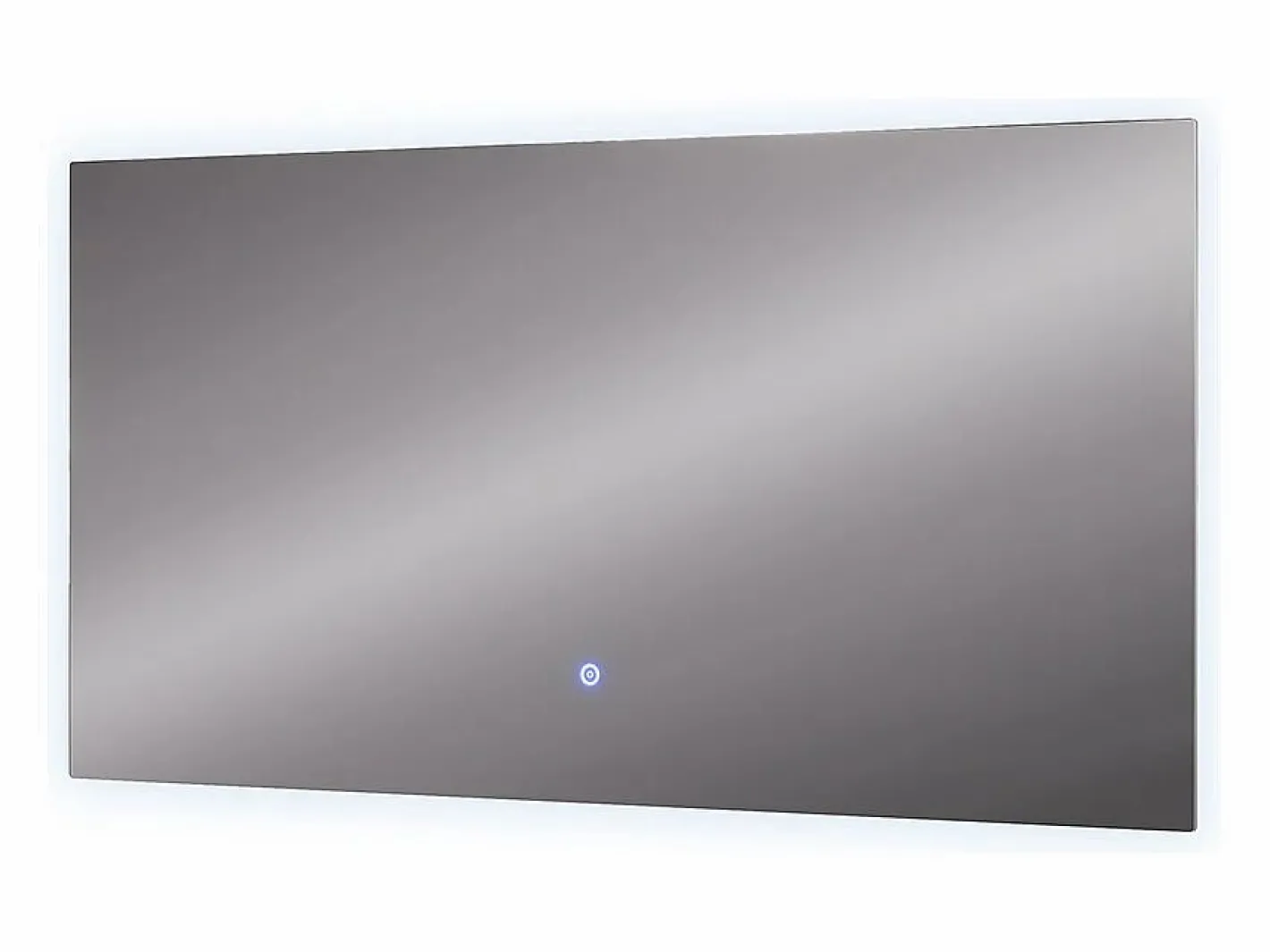 Vicco Accesorios De Cuarto De Baño|Espejo De Cuarto De Baño|Espejo de baño vidrio 100x50x2.8 miral