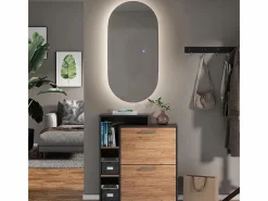 Vicco Accesorios De Cuarto De Baño|Espejo De Cuarto De Baño|Espejo de baño vidrio 100x50x2.8 miral