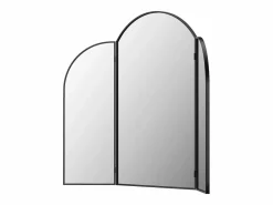 Espejo de barbero tríptico en metal dorado - An. 85 x Alt. 70.5 cm, , QIANA^OZAIA Discount