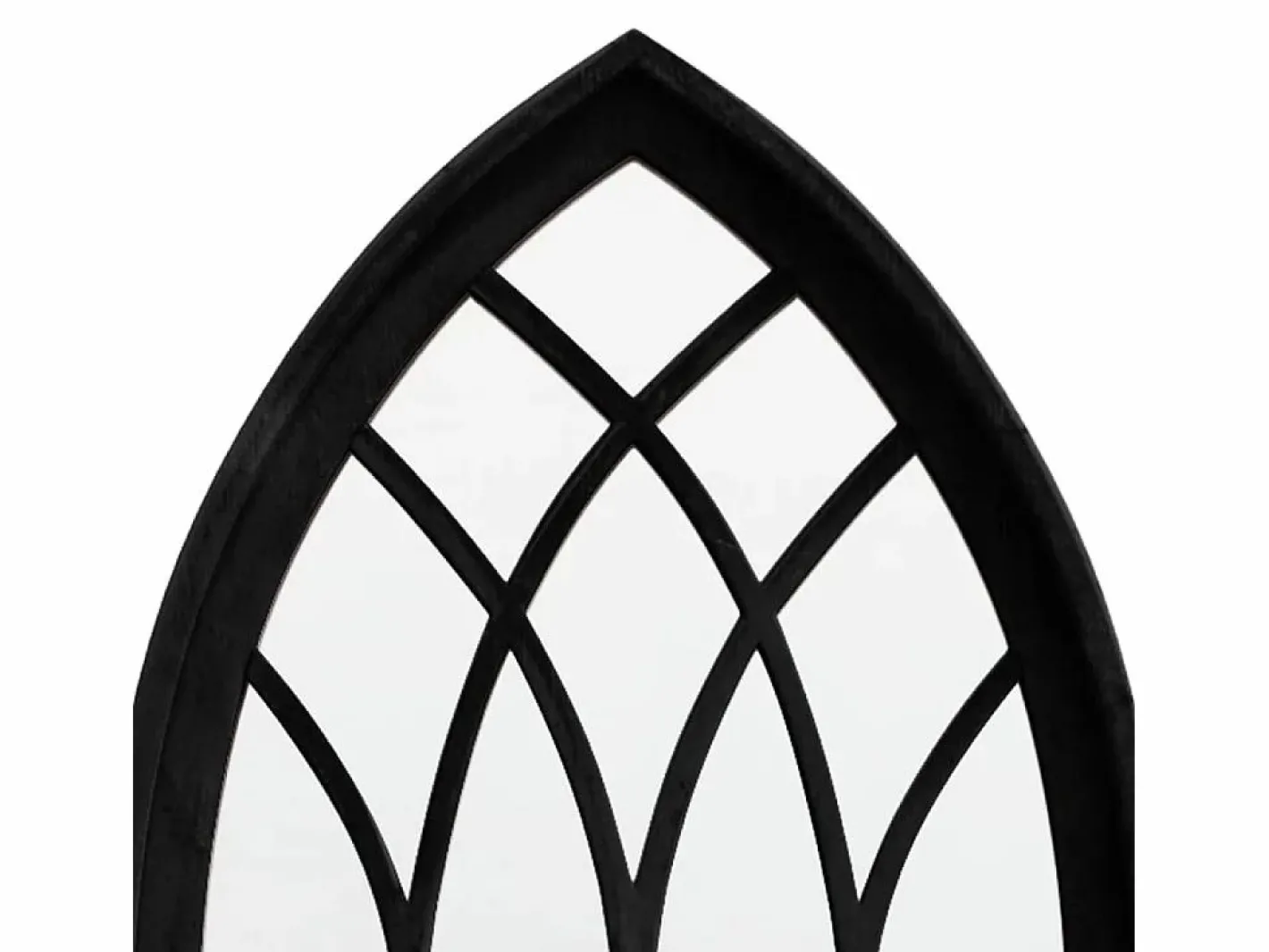 Espejo de jardín 70x30 cm Hierro para uso exterior^ New