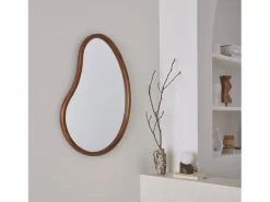 Espejo de madera de abeto decorativo de pared, 85cm nogal^Sweeek Best