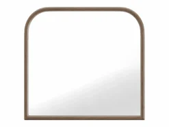 OZAIA Espejo De Pared|Espejo|Espejo de madera de hevea, L. 75 x H. 80 cm, Natural, SANYA