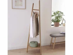 Espejo de madera perchero L45 x H160 cm LIAM Color natural claro Sale