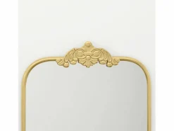 Accesorios De Cuarto De Baño|Espejo De Cuarto De Baño|Espejo de pared barroco, marco decorativo de metal, , 60x87,5 cm