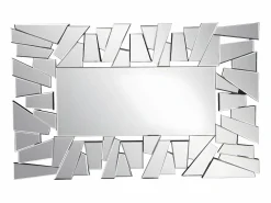 OZAIA Espejo De Pared|Espejo|Espejo de pared de acero inoxidable y cristal - Ancho 120 x Alt. 76 cm - - UYUNI