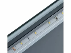 Espejo de pared de baño con LED 60x80 cm ES553648 Plateado Hot