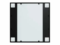 Espejo de pared de metal 60x60 cm Negro New