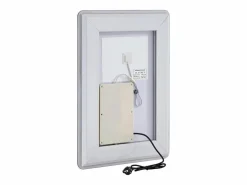 Accesorios De Cuarto De Baño|Espejo De Cuarto De Baño|Espejo de Pared SucceBuy, 50 x 70 cm, Espejo de Baño LED, Montaje en Pared, Antiniebla, 3 Colores de Temperatura Ajustables