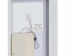 Accesorios De Cuarto De Baño|Espejo De Cuarto De Baño|Espejo de Pared SucceBuy, 50 x 70 cm, Espejo de Baño LED, Montaje en Pared, Antiniebla, 3 Colores de Temperatura Ajustables