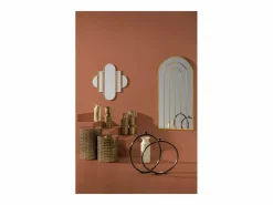 Les Tendances Espejo de pared TOKA de metal – L 72 x H 150 cm Dorado