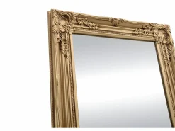OZAIA Espejo de pie con marco HONORE - madera de eucalipto - 50 x 170 cm - Dorado Online