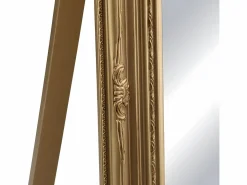 OZAIA Espejo de pie con marco HONORE - madera de eucalipto - 50 x 170 cm - Dorado Online