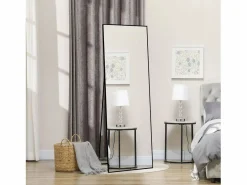 Espejo|Espejo de pie rectangular 164×54 cm con marco – Diseño minimalista y moderno
